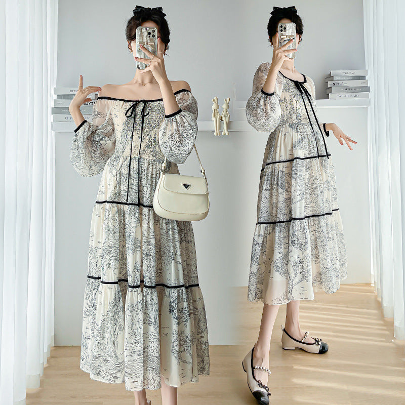 Relex-fit  French Frill dress / Skirt