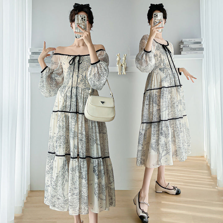 Relex-fit  French Frill dress / Skirt