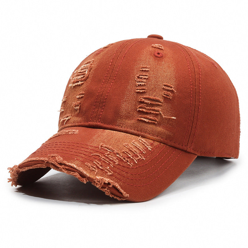 Distressed Baseball Hat Men
