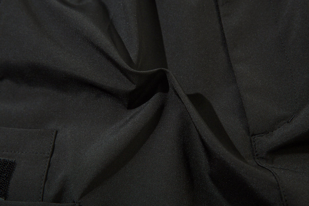 IBP442 Matte Black Cargo Joggers