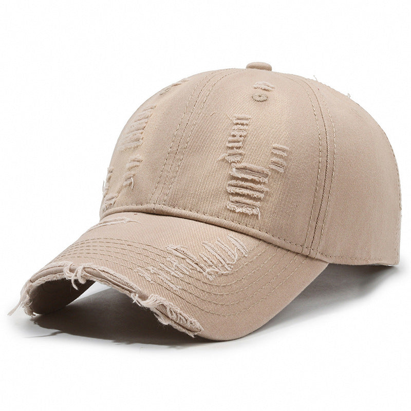 Distressed Baseball Hat Men
