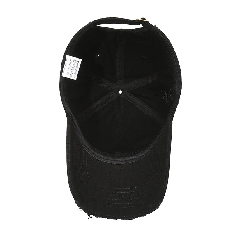 Distressed Baseball Hat Men