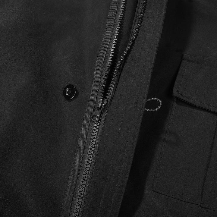 HiJ38 I-Tech Anorak Trench Coat