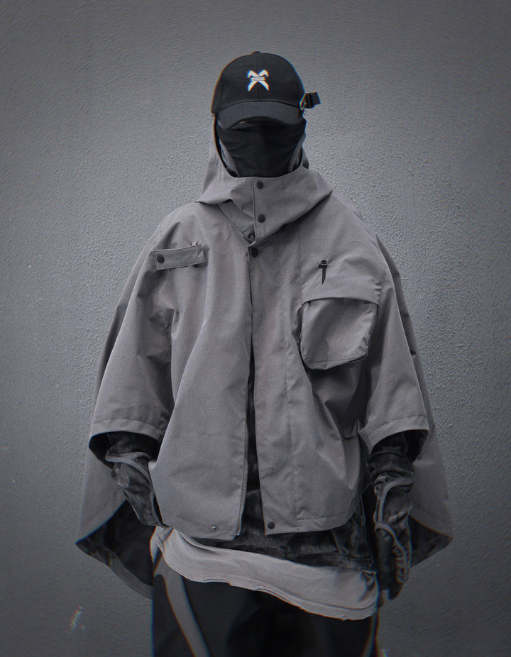 HiJ40 Grey I-Tech Poncho