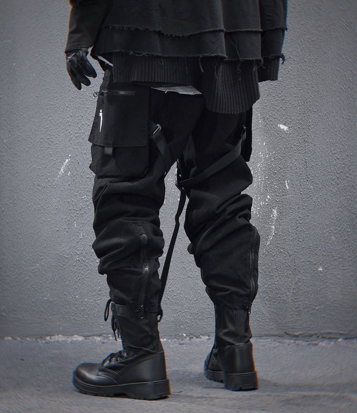 HiP46 Black NX Cargo Pants