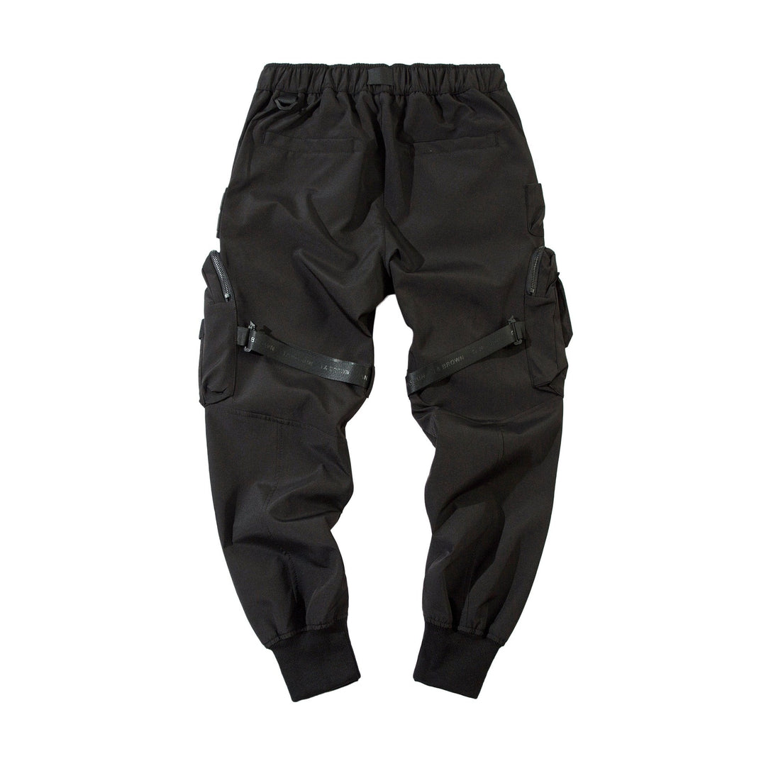 IBP440 Matte Black Paratrooper Joggers