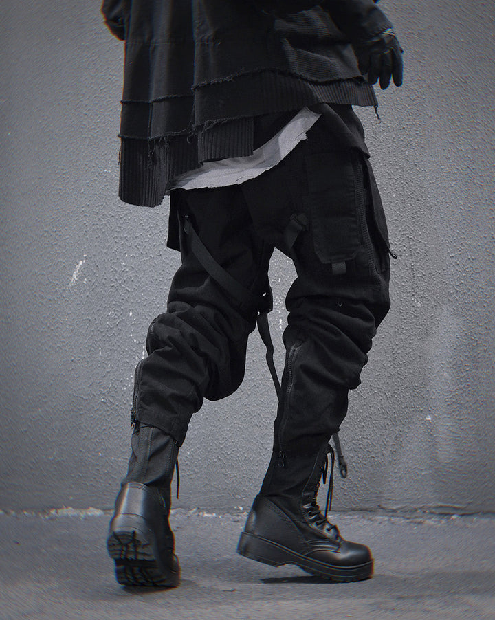 HiP46 Black NX Cargo Pants