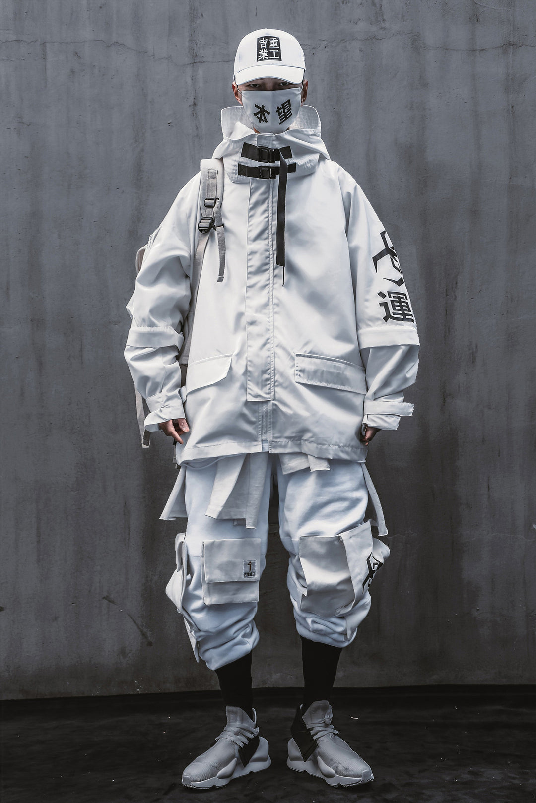HiJ7 White Atom Bomb Jacket