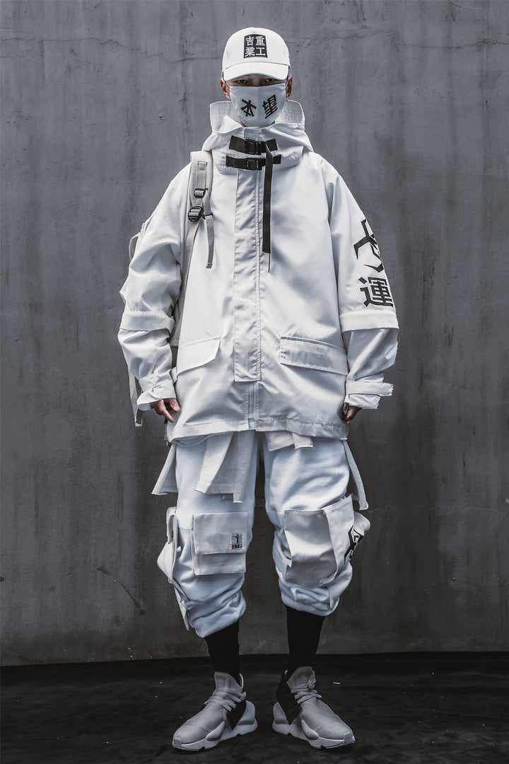 HiJ7 White Atom Bomb Jacket