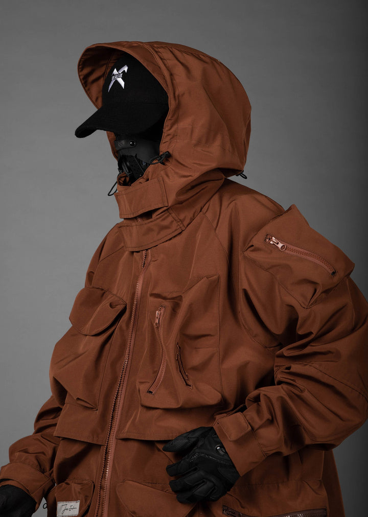 HiJ25 Brown Storage X Tech Jacket