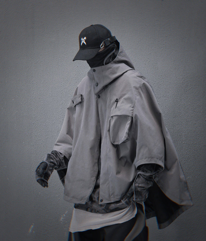 HiJ40 Grey I-Tech Poncho