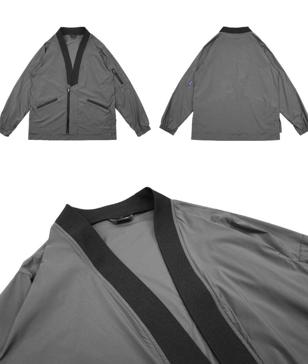 APT2809 Grey Kimono Shirt