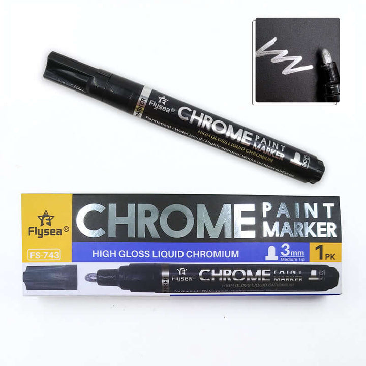 Mirror Reflective Paint Pen Reflective Chrome