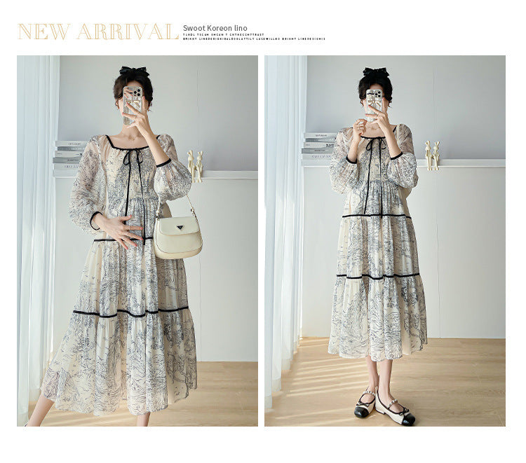 Relex-fit  French Frill dress / Skirt