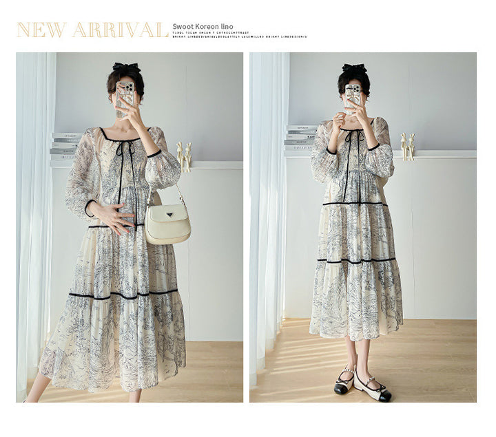 Relex-fit  French Frill dress / Skirt