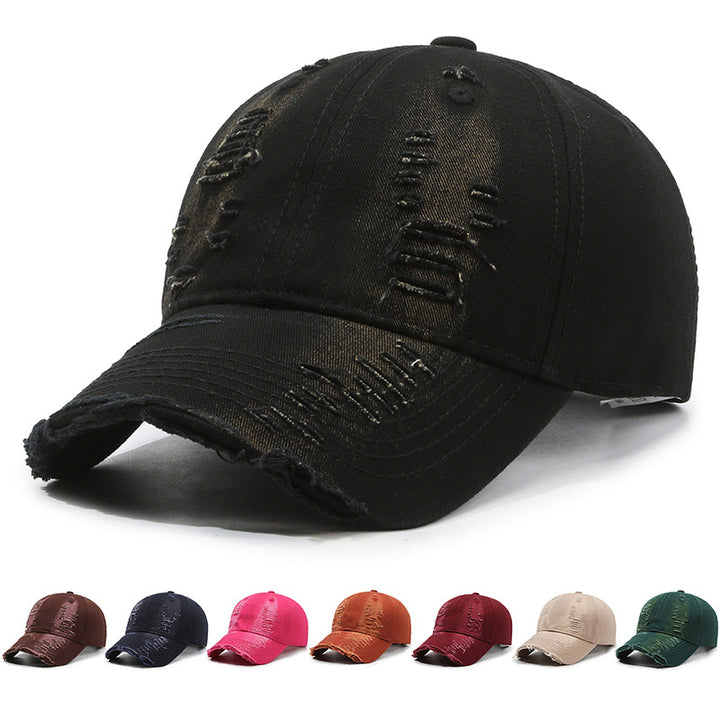 Distressed Baseball Hat Men