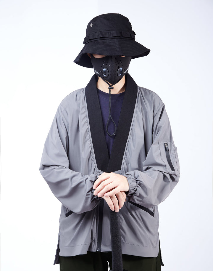APT2809 Grey Kimono Shirt