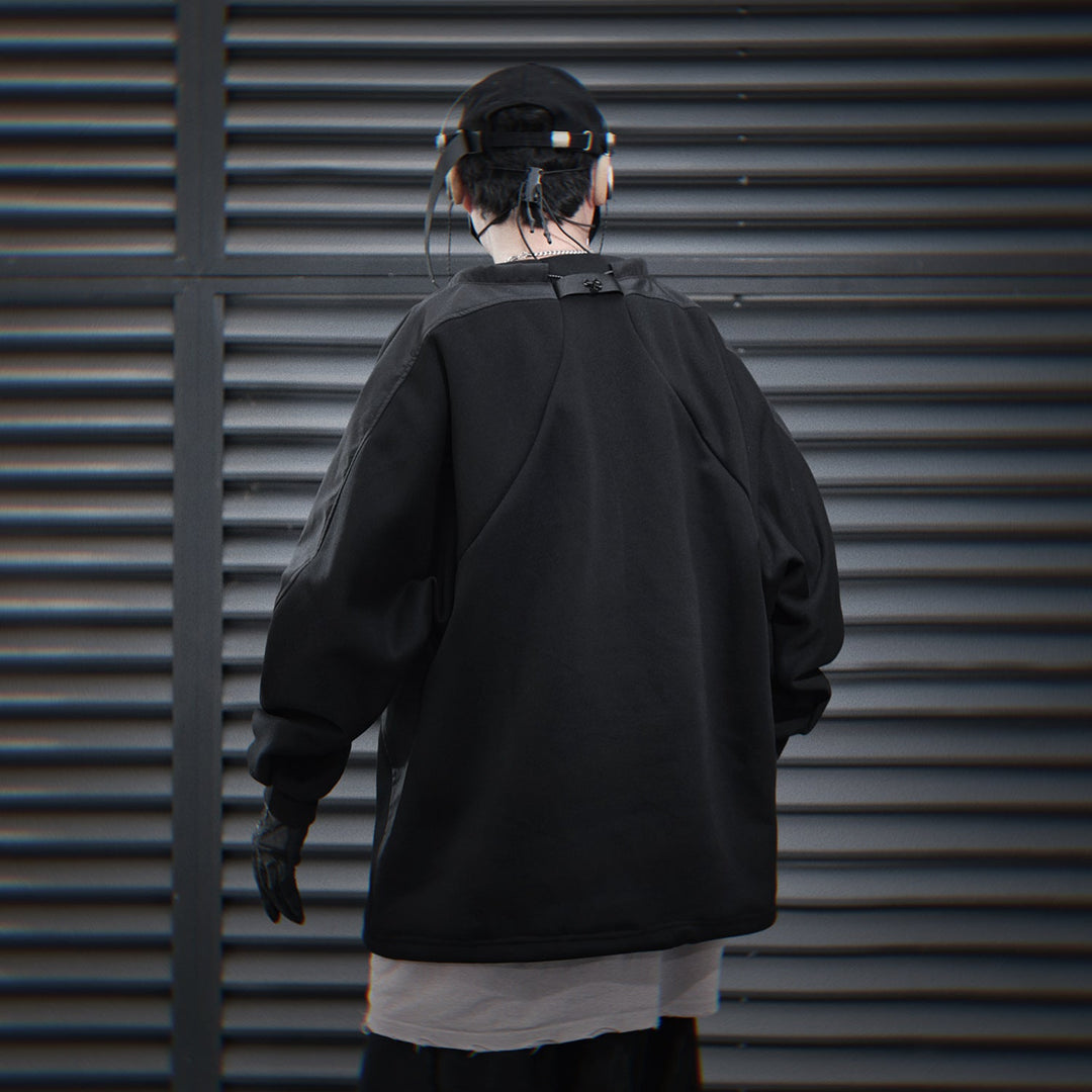 HiH55 Patchwork I-Tech Crewneck
