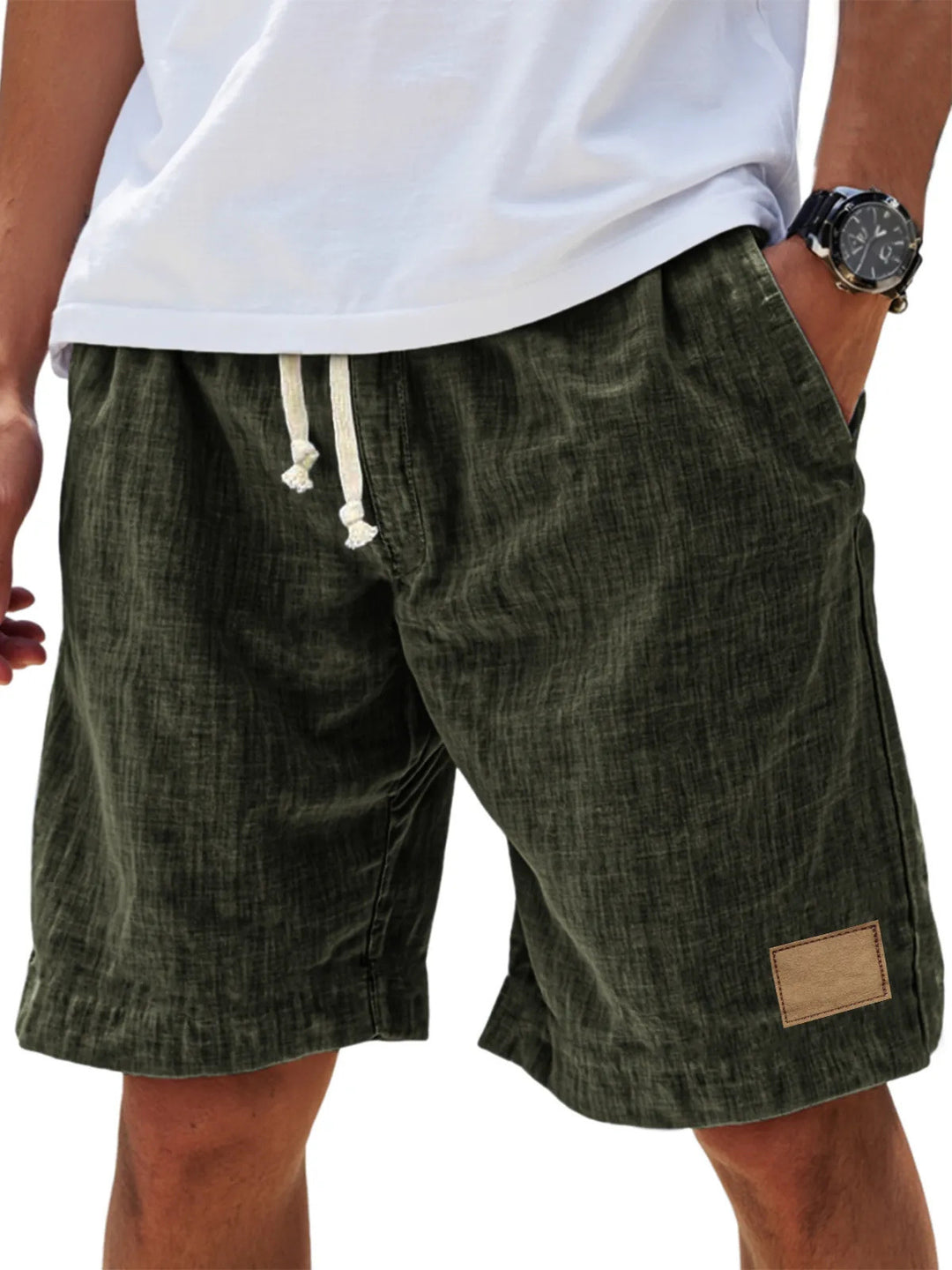 Men's Retro Breathable Linen Loose Shorts