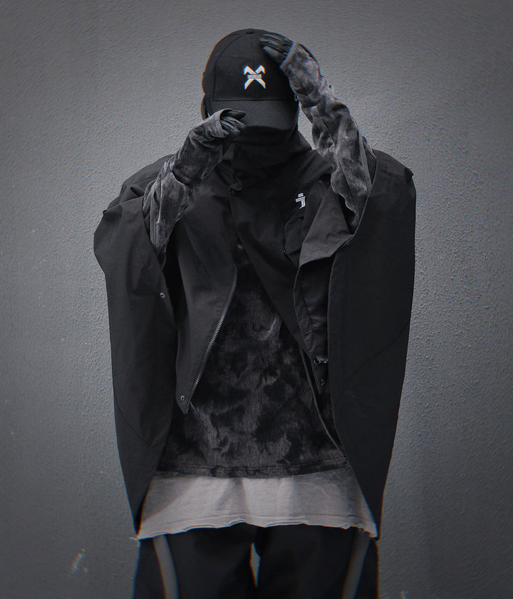 HiJ40 Black I-Tech Poncho