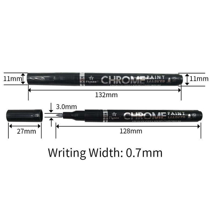 Mirror Reflective Paint Pen Reflective Chrome