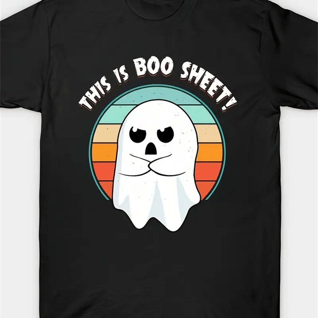 Men's Creative Tops, Casual Short Sleeved Round Neck T-shirts, Summer Outdoor Men's Clothing