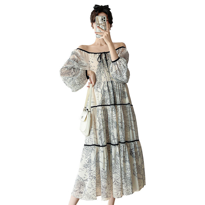 Relex-fit  French Frill dress / Skirt