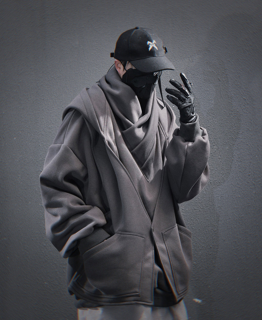 HiH57 Grey Assassin Hoodie