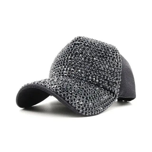 Rhinestone Baseball Cap Diamond Snap Back Unisex Hip Hop hat