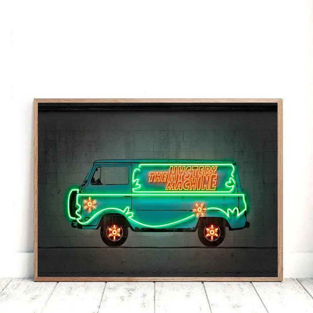 DeLorean, Mystery Machine, Ectomobile art