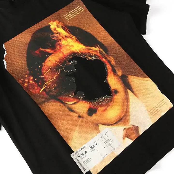 Tiny Spark Burnt T-shirt Streetwear