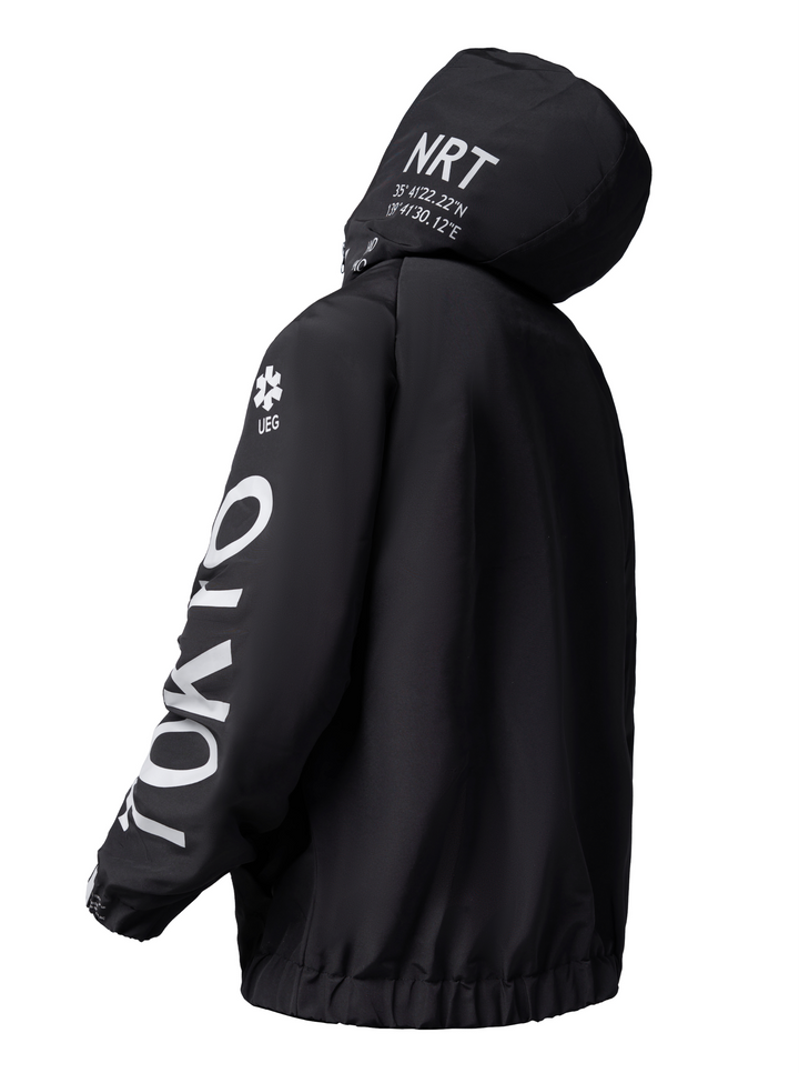 IB433 Black Winter Tokyo Parka Jacket