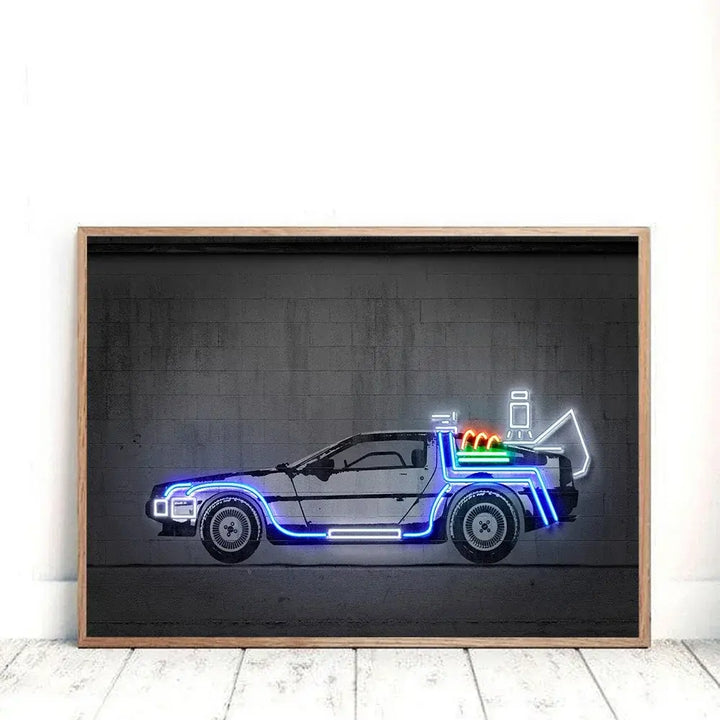 DeLorean, Mystery Machine, Ectomobile art