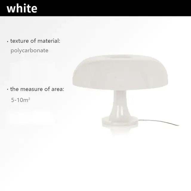 Led Mushroom Table Lamp - World plugs available