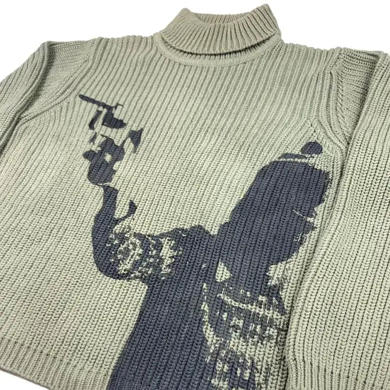 Vintage Knit Gun Sweater