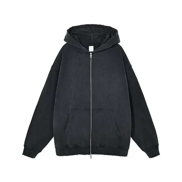 Hip Hop Distressed Hoodie For Men