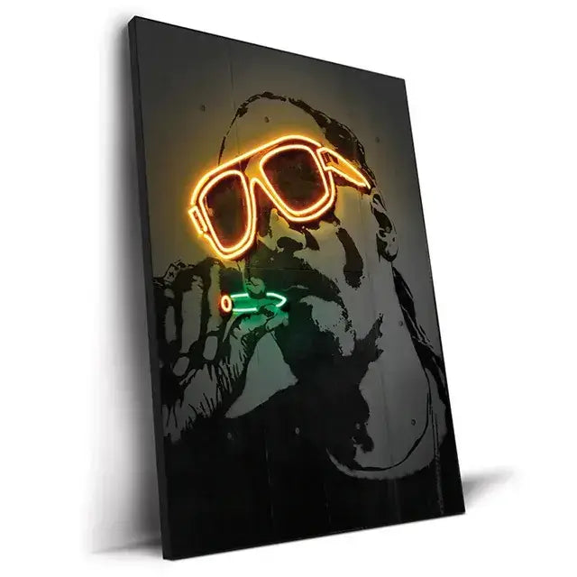 Neon Roots - Hip Hop and Rock Wall Art