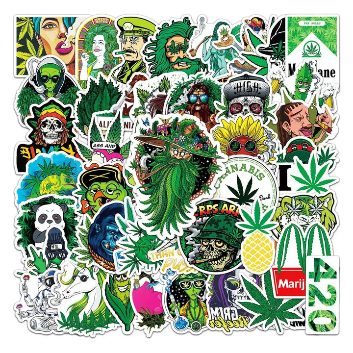 Green Wizard Stickers