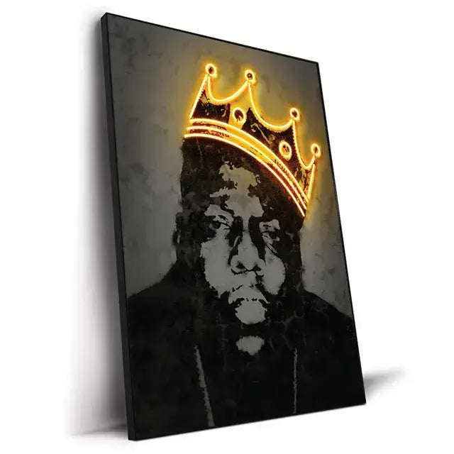 Neon Roots - Hip Hop and Rock Wall Art