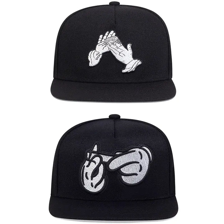 Fashion Cartoon Embroidery Women Men Baseball Caps Female Male Sport Visors Snapback Cap Sun Hat For Women Men