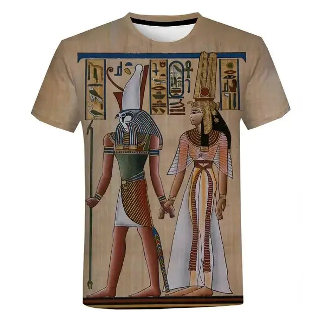 Egyptian Sublimation Print T-Shirts