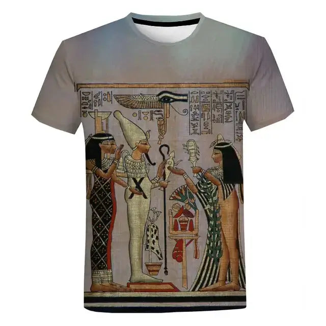 Egyptian Sublimation Print T-Shirts