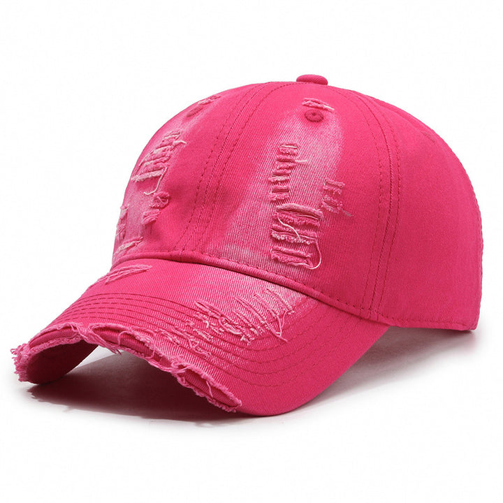 Distressed Baseball Hat Men