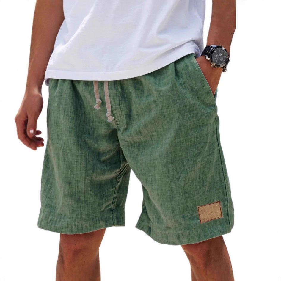 Men's Retro Breathable Linen Loose Shorts