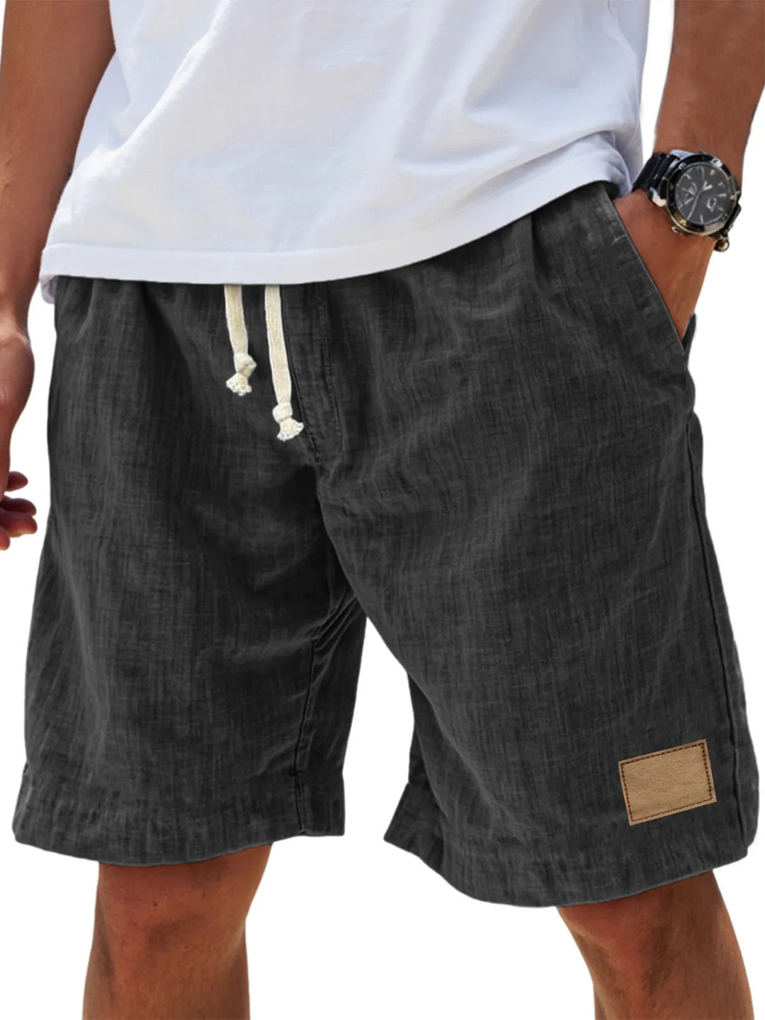 Men's Retro Breathable Linen Loose Shorts