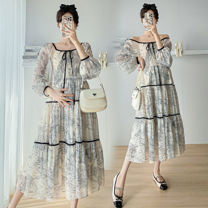 Relex-fit  French Frill dress / Skirt