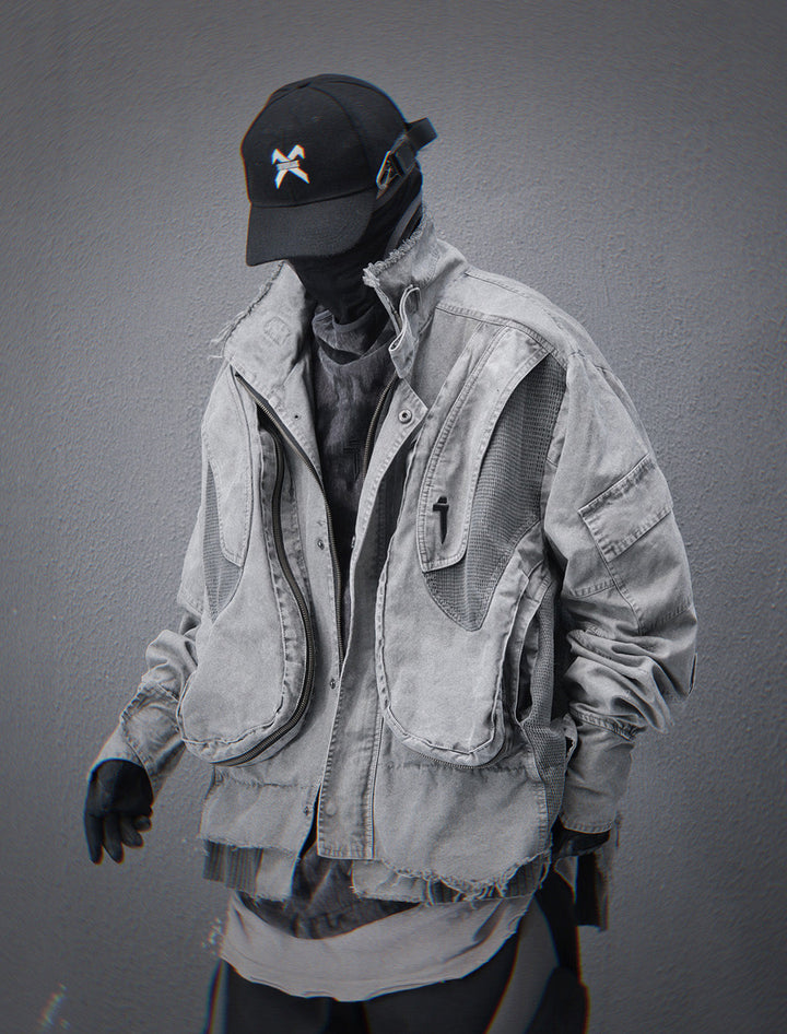 HiJ41 Grey Cyber IX Jacket