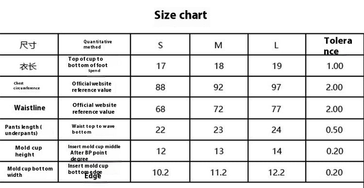 Women's Split Swimsuit Bikini With Chest Pad