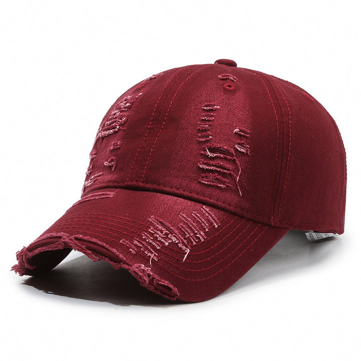 Distressed Baseball Hat Men