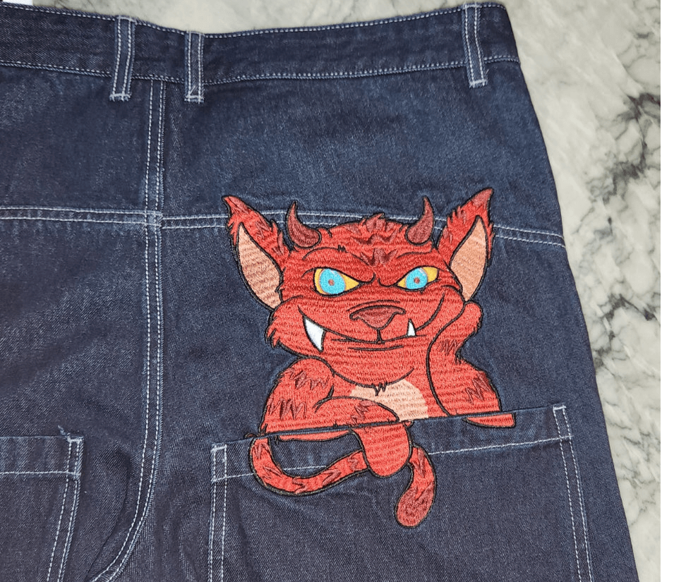 McGoodStore JNCO-like Baggy Flared Denim Jeans / Pants Get your hands on these incredibly crafted, baggy pants that will become your go-to pocket companion. Pre-order pricing no longer available. Regular orders delayed to Tuesday, September 3rd, 2024. $67